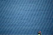 19 December 2020; Empty seats during the Heineken Champions Cup Pool A Round 2 match between Leinster and Northampton Saints at the RDS Arena in Dublin. Photo by David Fitzgerald/Sportsfile