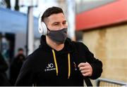 19 December 2020; John Cooney of Ulster arrives prior to the Heineken Champions Cup Pool B Round 2 match between Gloucester and Ulster at Kingsholm Stadium in Gloucester, England. Photo by Harry Murphy/Sportsfile