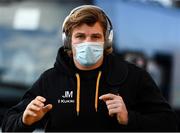 19 December 2020; Jordi Murphy of Ulster arrives prior to the Heineken Champions Cup Pool B Round 2 match between Gloucester and Ulster at Kingsholm Stadium in Gloucester, England. Photo by Harry Murphy/Sportsfile