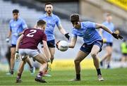 19 December 2020; Brian O'Leary of Dublin in action against Jonathan McGrath of Galway during the EirGrid GAA Football All-Ireland Under 20 Championship Final match between Dublin and Galway at Croke Park in Dublin. Photo by Piaras Ó Mídheach/Sportsfile