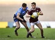 19 December 2020; Jonathan McGrath of Galway in action against Brian O'Leary of Dublin during the EirGrid GAA Football All-Ireland Under 20 Championship Final match between Dublin and Galway at Croke Park in Dublin. Photo by Piaras Ó Mídheach/Sportsfile