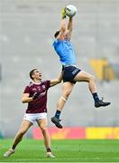 19 December 2020; Seán Lowry of Dublin in action against Cian Monahan of Galway during the EirGrid GAA Football All-Ireland Under 20 Championship Final match between Dublin and Galway at Croke Park in Dublin. Photo by Eóin Noonan/Sportsfile