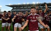 19 December 2020; Galway players, including Tomo Culhane, 14, celebrate following the EirGrid GAA Football All-Ireland Under 20 Championship Final match between Dublin and Galway at Croke Park in Dublin. Photo by Sam Barnes/Sportsfile
