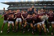 19 December 2020; Galway players celebrate following the EirGrid GAA Football All-Ireland Under 20 Championship Final match between Dublin and Galway at Croke Park in Dublin. Photo by Sam Barnes/Sportsfile