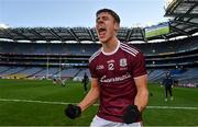 19 December 2020; Ryan Monahan of Galway celebrates following the EirGrid GAA Football All-Ireland Under 20 Championship Final match between Dublin and Galway at Croke Park in Dublin. Photo by Sam Barnes/Sportsfile