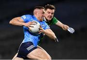 19 December 2020; Paddy Small of Dublin in action against Matthew Ruane of Mayo during the GAA Football All-Ireland Senior Championship Final match between Dublin and Mayo at Croke Park in Dublin. Photo by Ray McManus/Sportsfile