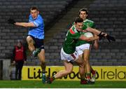 19 December 2020; Diarmuid O'Connor of Mayo blocks the shot of Con O'Callaghan of Dublin during the GAA Football All-Ireland Senior Championship Final match between Dublin and Mayo at Croke Park in Dublin. Photo by Sam Barnes/Sportsfile