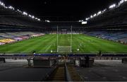 19 December 2020; A general view of the action infront of an empty stadium the GAA Football All-Ireland Senior Championship Final match between Dublin and Mayo at Croke Park in Dublin. Normally a full stadium crowd of 82,300 approx would be in attendance for the All-Ireland Finals but it is being played behind closed doors due to restrictions imposed by the Irish Government to contain the spread of the Coronavirus. Photo by Brendan Moran/Sportsfile