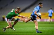 19 December 2020; Niall Scully of Dublin in action against Eoghan McLaughlin of Mayo during the GAA Football All-Ireland Senior Championship Final match between Dublin and Mayo at Croke Park in Dublin. Photo by Stephen McCarthy/Sportsfile