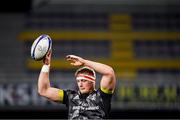 19 December 2020; Gavin Coombes of Munster during the warm up ahead of the Heineken Champions Cup Pool B Round 2 match between ASM Clermont Auvergne and Munster at Stade Marcel-Michelin in Clermont-Ferrand, France. Photo by Julien Poupart/Sportsfile