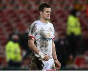 19 December 2020; Billy Burns of Ulster following the Heineken Champions Cup Pool B Round 2 match between Gloucester and Ulster at Kingsholm Stadium in Gloucester, England. Photo by Harry Murphy/Sportsfile