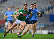 19 December 2020; Aidan O'Shea of Mayo in action against Brian Fenton of Dublin during the GAA Football All-Ireland Senior Championship Final match between Dublin and Mayo at Croke Park in Dublin. Photo by Eóin Noonan/Sportsfile