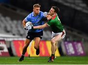 19 December 2020; Jonny Cooper of Dublin in action against Matthew Ruane of Mayo during the GAA Football All-Ireland Senior Championship Final match between Dublin and Mayo at Croke Park in Dublin. Photo by Sam Barnes/Sportsfile
