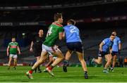 19 December 2020; Lee Keegan of Mayo and Michael Fitzsimons of Dublin collide during the GAA Football All-Ireland Senior Championship Final match between Dublin and Mayo at Croke Park in Dublin. Photo by Sam Barnes/Sportsfile