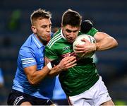 19 December 2020; Lee Keegan of Mayo is tackled by Jonny Cooper of Dublin during the GAA Football All-Ireland Senior Championship Final match between Dublin and Mayo at Croke Park in Dublin. Photo by Ray McManus/Sportsfile