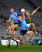 19 December 2020; Paul Mannion, left, and Con O'Callaghan of Dublin in action against Oisín Mullin of Mayo during the GAA Football All-Ireland Senior Championship Final match between Dublin and Mayo at Croke Park in Dublin. Photo by Seb Daly/Sportsfile