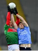 19 December 2020; Ryan O'Donoghue of Mayo in action against John Small of Dublin during the GAA Football All-Ireland Senior Championship Final match between Dublin and Mayo at Croke Park in Dublin. Photo by Eóin Noonan/Sportsfile