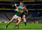 19 December 2020; Aidan O'Shea of Mayo in action against Robert McDaid of Dublin during the GAA Football All-Ireland Senior Championship Final match between Dublin and Mayo at Croke Park in Dublin. Photo by Sam Barnes/Sportsfile