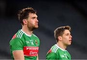 19 December 2020; Aidan O'Shea, left, and Lee Keegan of Mayo following their side's defeat during the GAA Football All-Ireland Senior Championship Final match between Dublin and Mayo at Croke Park in Dublin. Photo by Seb Daly/Sportsfile