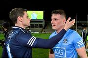 19 December 2020; Stephen Cluxton, left, and Brian Howard of Dublin following their side's victory in the GAA Football All-Ireland Senior Championship Final match between Dublin and Mayo at Croke Park in Dublin. Photo by Seb Daly/Sportsfile