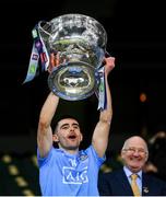 19 December 2020; Niall Scully of Dublin with the Sam Maguire Cup following the GAA Football All-Ireland Senior Championship Final match between Dublin and Mayo at Croke Park in Dublin. Photo by Stephen McCarthy/Sportsfile