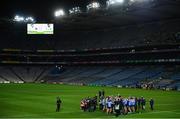 19 December 2020; Dublin players celebrate following the GAA Football All-Ireland Senior Championship Final match between Dublin and Mayo at Croke Park in Dublin. Photo by Eóin Noonan/Sportsfile