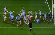 19 December 2020; Dublin and Mayo players react at the final whistle of the GAA Football All-Ireland Senior Championship Final match between Dublin and Mayo at Croke Park in Dublin. Photo by Stephen McCarthy/Sportsfile