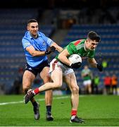 19 December 2020; Conor Loftus of Mayo in action against James McCarthy of Dublin during the GAA Football All-Ireland Senior Championship Final match between Dublin and Mayo at Croke Park in Dublin. Photo by Seb Daly/Sportsfile