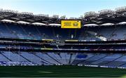 20 December 2020; A general view of Croke Park prior to the TG4 All-Ireland Intermediate Ladies Football Championship Final match between Meath and Westmeath at Croke Park in Dublin. Photo by Eóin Noonan/Sportsfile