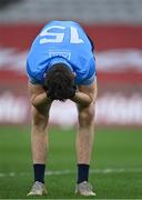 19 December 2020; Brian O'Leary of Dublin dejected after the EirGrid GAA Football All-Ireland Under 20 Championship Final match between Dublin and Galway at Croke Park in Dublin. Photo by Piaras Ó Mídheach/Sportsfile