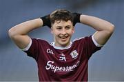 19 December 2020; Nathan Grangier of Galway after victory in the EirGrid GAA Football All-Ireland Under 20 Championship Final match between Dublin and Galway at Croke Park in Dublin. Photo by Piaras Ó Mídheach/Sportsfile