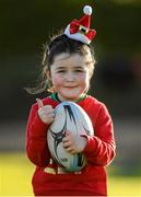 20 December 2020; Avene Doyle at Tullow RFC during Leinster Tullow RFC Minis Training at Tullow RFC in Tullow, Carlow. Photo by Matt Browne/Sportsfile