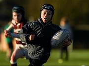 20 December 2020; Dan Dalton in action during the Tullow RFC Minis Training at Tullow RFC in Tullow, Carlow. Photo by Matt Browne/Sportsfile