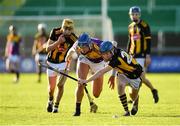 20 December 2020; Killian Carey of Kilkenny in action against Liam Schockman of Wexford during the Electric Ireland Leinster GAA Hurling Minor Championship Semi-Final match between Wexford and Kilkenny at Chadwicks Wexford Park in Wexford. Photo by Seb Daly/Sportsfile