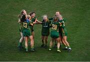 20 December 2020; Meath players celebrate following the TG4 All-Ireland Intermediate Ladies Football Championship Final match between Meath and Westmeath at Croke Park in Dublin. Photo by Sam Barnes/Sportsfile