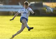 20 December 2020; Stephan Mooney of Monaghan during the Electric Ireland Ulster Minor Football Championship Quarter Final match between Antrim and Monaghan at Corrigan Park in Belfast. Photo by Philip Fitzpatrick/Sportsfile