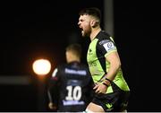 20 December 2020; Conor Oliver of Connacht celebrates a penalty during the Heineken Champions Cup Pool B Round 2 match between Connacht and Bristol Bears at the Sportsground in Galway. Photo by Ramsey Cardy/Sportsfile