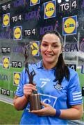 20 December 2020; Sinéad Goldrick of Dublin with her Player of the Match award after the TG4 All-Ireland Senior Ladies Football Championship Final match between Cork and Dublin at Croke Park in Dublin. Photo by Brendan Moran/Sportsfile