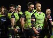 20 December 2020; Connacht players dejected following the Heineken Champions Cup Pool B Round 2 match between Connacht and Bristol Bears at the Sportsground in Galway. Photo by Ramsey Cardy/Sportsfile