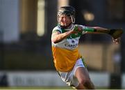 12 December 2020; Rory Carty of Offaly during the Bord Gais Energy Leinster Under 20 Hurling Championship Quarter-Final match between Offaly and Dublin at St Brendan's Park in Birr, Offaly. Photo by Sam Barnes/Sportsfile