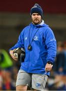 18 December 2020; Leinster A sub-academy athletic performance coach Ciaran Walsh prior to the A Interprovincial Friendly match between Munster A and Leinster A at Thomond Park in Limerick. Photo by Brendan Moran/Sportsfile