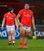 18 December 2020; Roman Salanoa of Munster during the A Interprovincial Friendly match between Munster A and Leinster A at Thomond Park in Limerick. Photo by Brendan Moran/Sportsfile