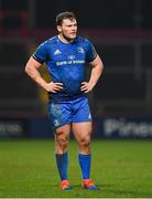 18 December 2020; Greg McGrath of Leinster during the A Interprovincial Friendly match between Munster A and Leinster A at Thomond Park in Limerick. Photo by Brendan Moran/Sportsfile
