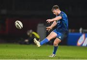 18 December 2020; David Hawkshaw of Leinster during the A Interprovincial Friendly match between Munster A and Leinster A at Thomond Park in Limerick. Photo by Brendan Moran/Sportsfile