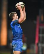 18 December 2020; Lee Barron of Leinster during the A Interprovincial Friendly match between Munster A and Leinster A at Thomond Park in Limerick. Photo by Brendan Moran/Sportsfile