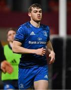 18 December 2020; Marcus Kiely of Leinster A during the A Interprovincial Friendly match between Munster A and Leinster A at Thomond Park in Limerick. Photo by Brendan Moran/Sportsfile