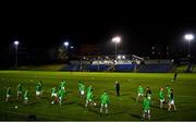 21 December 2020; Shamrock Rovers players warm up prior to the SSE Airtricity U17 National League Final match between Shamrock Rovers and Bohemians at the UCD Bowl in Dublin. Photo by Sam Barnes/Sportsfile