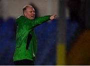 21 December 2020; Shamrock Rovers coach Thomas Morgan prior to the SSE Airtricity U17 National League Final match between Shamrock Rovers and Bohemians at the UCD Bowl in Dublin. Photo by Sam Barnes/Sportsfile