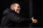 21 December 2020; Bohemians manager Derek Pender during the SSE Airtricity U17 National League Final match between Shamrock Rovers and Bohemians at the UCD Bowl in Dublin. Photo by Sam Barnes/Sportsfile