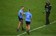 19 December 2020; James McCarthy, left, and Jonny Cooper of Dublin celebrate after the GAA Football All-Ireland Senior Championship Final match between Dublin and Mayo at Croke Park in Dublin. Photo by Brendan Moran/Sportsfile